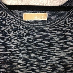 Michael Kors blues and white flowy top